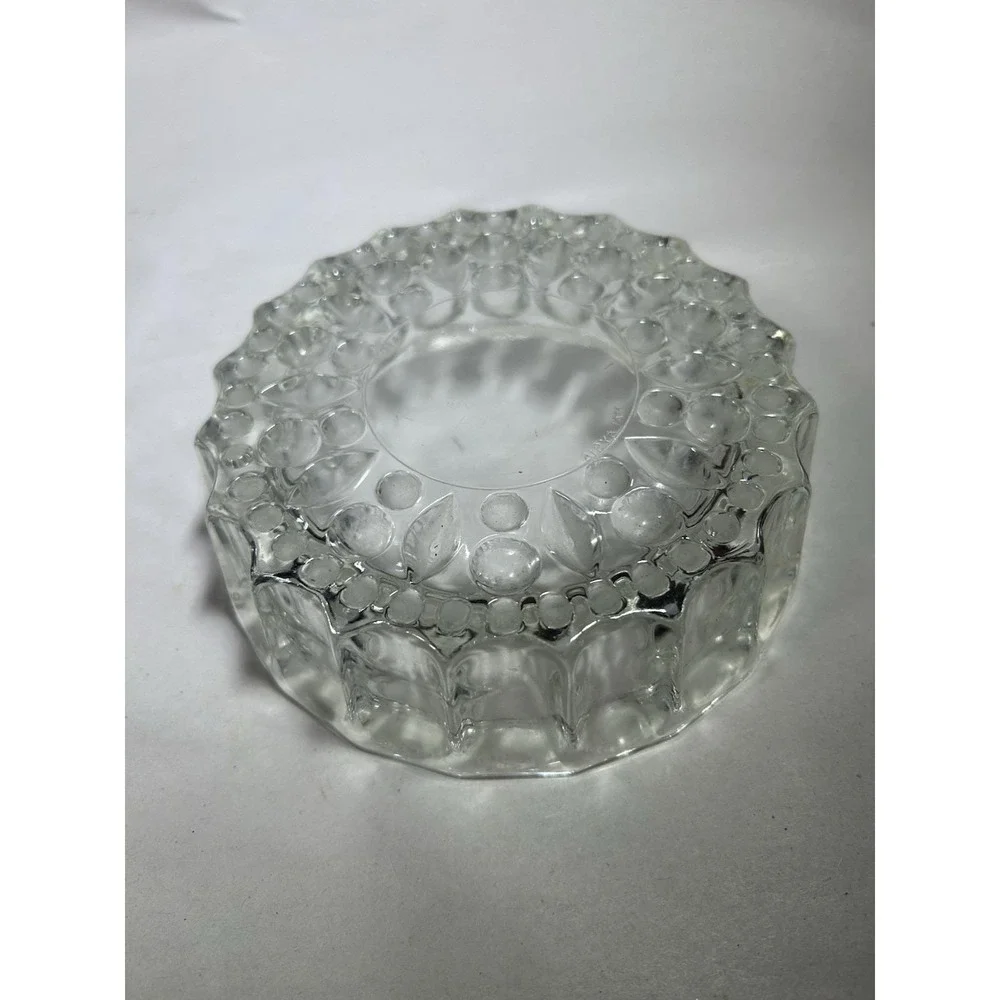 Vintage lKIG Glass Bowl Small Size Ashtray Malaysia Candy Nut Dish